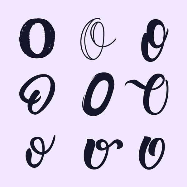 handlettering buchstaben-alphabet O