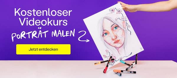 kostenloser Videokurs Porträt malen