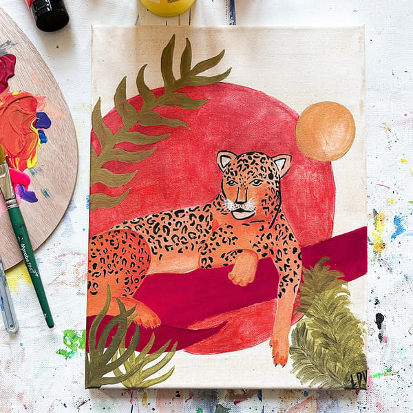Boho-Leopard – Bild 1 von 4
