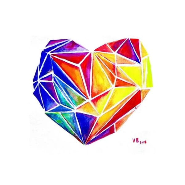 Geometrisches Herz – Bild 1 von 1