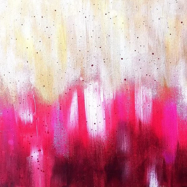Abstrakt Pink und Gold – Bild 1 von 1