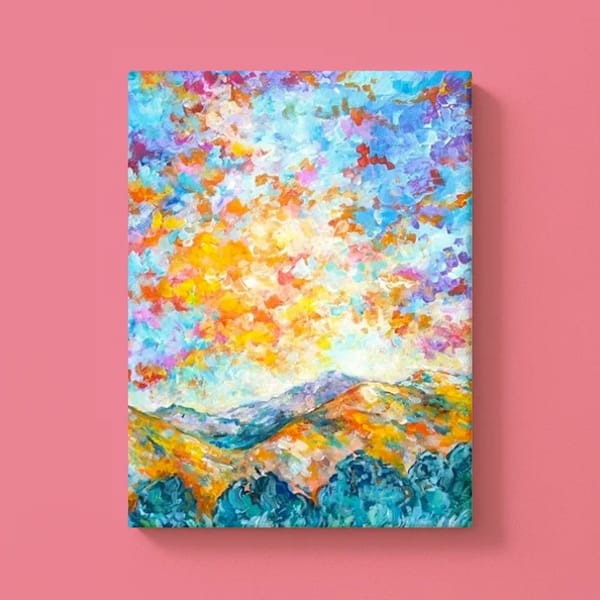 Impressionistische Landschaft – Bild 1 von 4