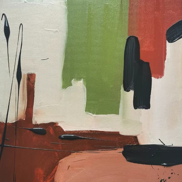 Herbst Abstrakt - Intuitives Malen – Bild 1 von 1