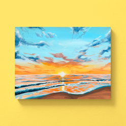  Sunset on the Beach