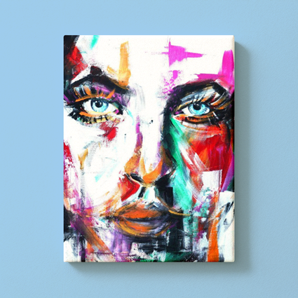 Abstraktes Portrait