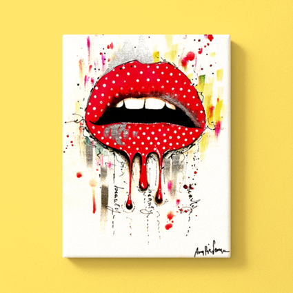 Polka Dot Lips