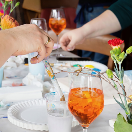 Spritz & Paint: Struktur Abstrakt