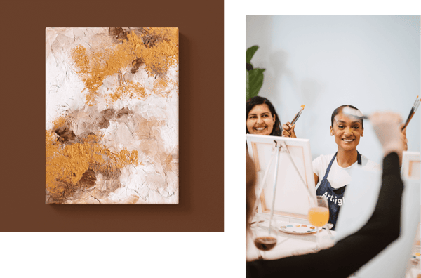 ArtNight Stuktur Abstrakt Malen ArtNight Stuktur Abstrakt Malen