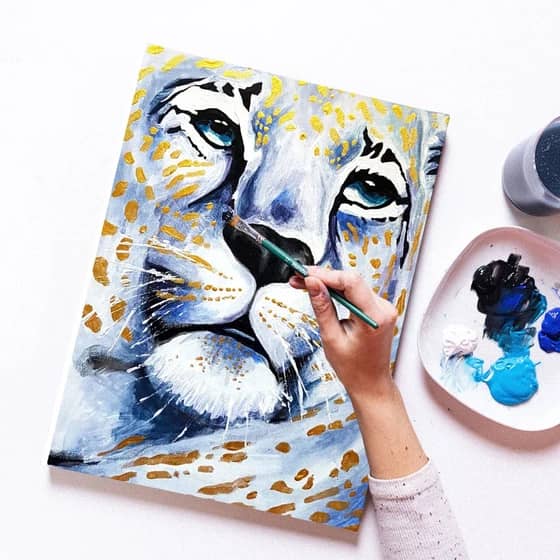 ArtNight Schneeleopard